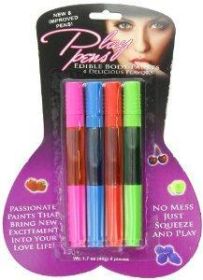 Play Pen Edible Body Paint 4 Pack