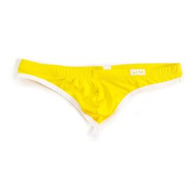 Men's thong (Option: Yellow-XXL)