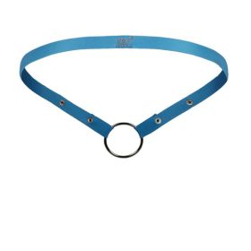 C Type Health Care Lifting Men's Rings T-back (Option: Sky Blue-Free Size)